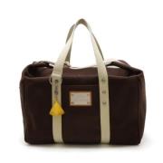 Pre-owned Canvas handbags Louis Vuitton Vintage , Brown , Unisex