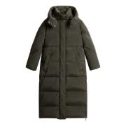 Aurora Long Parka Dark Green Woolrich , Green , Dames