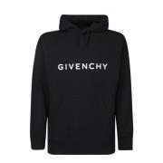 Zwarte Sweatshirt met Trekkoordcapuchon Givenchy , Black , Heren