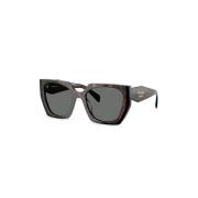 PR 15Ws 24B40L Sunglasses Prada , Brown , Dames