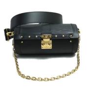 Pre-owned Leather louis-vuitton-bags Louis Vuitton Vintage , Black , D...