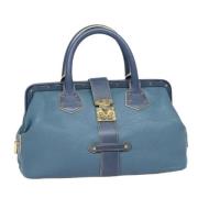 Pre-owned Leather louis-vuitton-bags Louis Vuitton Vintage , Blue , Da...