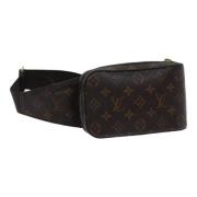 Pre-owned Canvas shoulder-bags Louis Vuitton Vintage , Brown , Dames