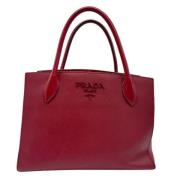 Pre-owned Leather prada-bags Prada Vintage , Red , Dames