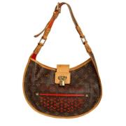 Pre-owned Suede louis-vuitton-bags Louis Vuitton Vintage , Brown , Dam...