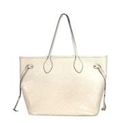 Pre-owned Fabric totes Louis Vuitton Vintage , Beige , Dames