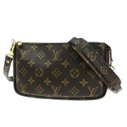 Pre-owned Canvas louis-vuitton-bags Louis Vuitton Vintage , Brown , Da...