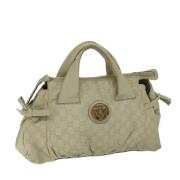 Pre-owned Leather gucci-bags Gucci Vintage , Beige , Dames