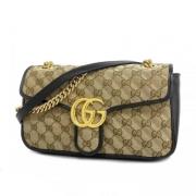 Pre-owned Fabric gucci-bags Gucci Vintage , Beige , Dames