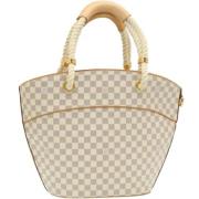 Pre-owned Canvas totes Louis Vuitton Vintage , Beige , Dames