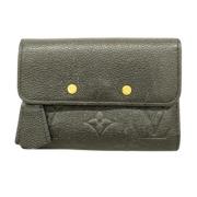 Pre-owned Leather wallets Louis Vuitton Vintage , Black , Dames