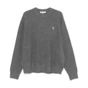 Vos Hoofd wol trui grijs Maison Kitsuné , Gray , Heren