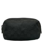 Pre-owned Canvas gucci-bags Gucci Vintage , Black , Dames