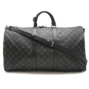 Pre-owned Canvas handbags Louis Vuitton Vintage , Black , Dames