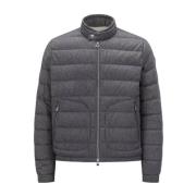 Lichtgrijze donsjas Acorus stijl Moncler , Gray , Heren