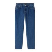 Vintage Straight Leg Jeans A.p.c. , Blue , Heren