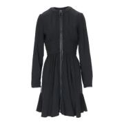 Pre-owned Viscose dresses Louis Vuitton Vintage , Black , Dames