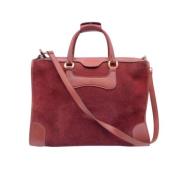 Pre-owned Leather gucci-bags Gucci Vintage , Red , Dames