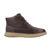 Stijlvolle Veterschoenen voor Mannen Skechers , Brown , Heren