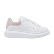 Witte Leren Oversized Sneakers Alexander McQueen , White , Dames