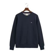 Shield Ronde Hals Sweatshirt Gant , Blue , Heren