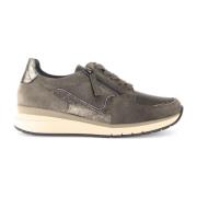 Taupe leren gecombineerde manden Gabor , Beige , Dames