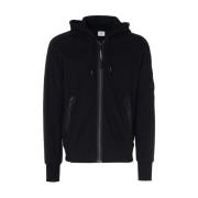 Zwarte Diagonal Raides Fleece C.p. Company , Black , Heren