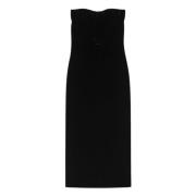 Zwarte Jurken voor Vrouwen Sportmax , Black , Dames