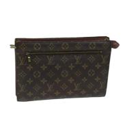 Pre-owned Canvas louis-vuitton-bags Louis Vuitton Vintage , Brown , Da...