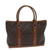 Pre-owned Canvas louis-vuitton-bags Louis Vuitton Vintage , Brown , Da...