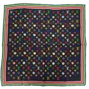 Pre-owned Silk scarves Louis Vuitton Vintage , Multicolor , Dames