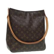 Pre-owned Canvas louis-vuitton-bags Louis Vuitton Vintage , Brown , Da...