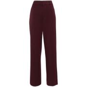 Wijde Pijp Prins Broek Staud , Red , Dames