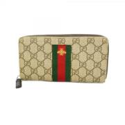 Pre-owned Plastic wallets Gucci Vintage , Brown , Unisex