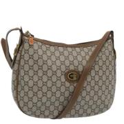 Pre-owned Canvas gucci-bags Gucci Vintage , Beige , Dames