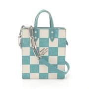 Pre-owned Leather louis-vuitton-bags Louis Vuitton Vintage , White , D...