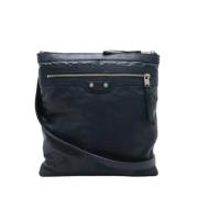 Pre-owned Leather balenciaga-bags Balenciaga Vintage , Blue , Dames