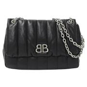 Pre-owned Leather balenciaga-bags Balenciaga Vintage , Black , Dames