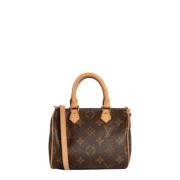 Pre-owned Canvas louis-vuitton-bags Louis Vuitton Vintage , Brown , Da...