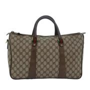 Pre-owned Leather gucci-bags Gucci Vintage , Brown , Dames