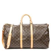 Pre-owned Coated canvas travel-bags Louis Vuitton Vintage , Brown , Da...