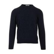 Blauwe Sweater Paricollo Stijlvol Gran Sasso , Blue , Heren