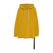 Casual Hoodie Rick Owens , Yellow , Dames