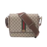 Pre-owned Leather gucci-bags Gucci Vintage , Beige , Dames