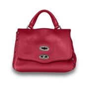 Stijlvolle Leren Tassen Zanellato , Red , Dames