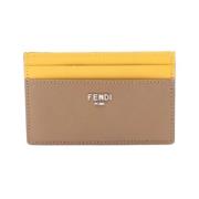 Pre-owned Leather wallets Fendi Vintage , Brown , Dames