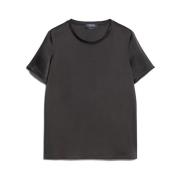 Zwarte zijden T-shirt Elegant Stijl Max Mara , Black , Dames