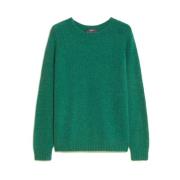 Groene Alpaca Katoen Trui Max Mara , Green , Dames