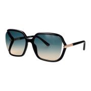 Stijlvolle zonnebril Solange-02 Tom Ford , Black , Dames