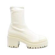 Stijlvolle Leren Laarzen voor Mannen Giuseppe Zanotti , White , Dames